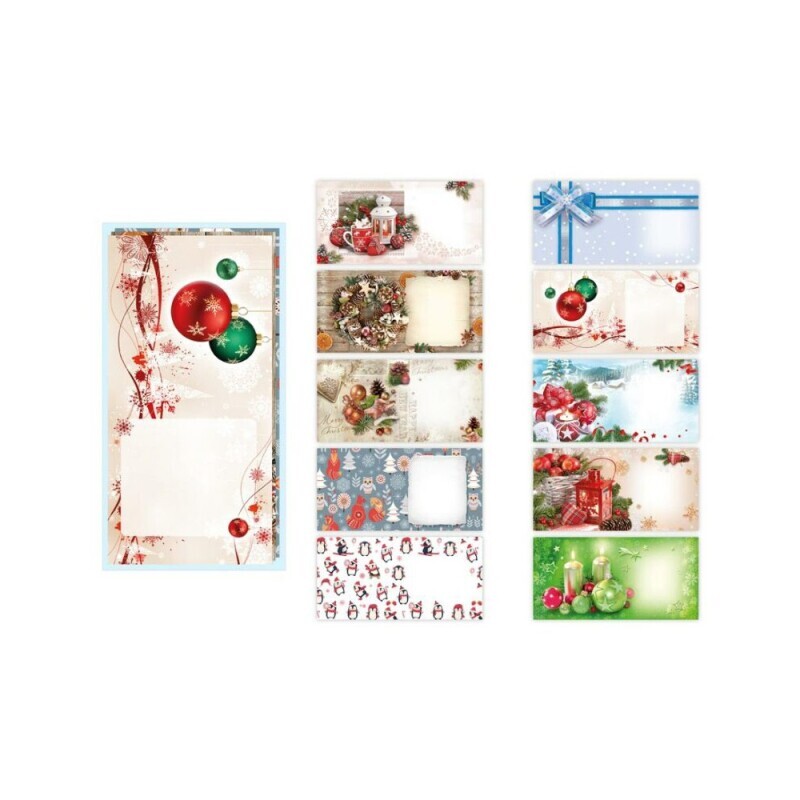 MFP Vánoční obálky DL [11*22cm] (20/bal)