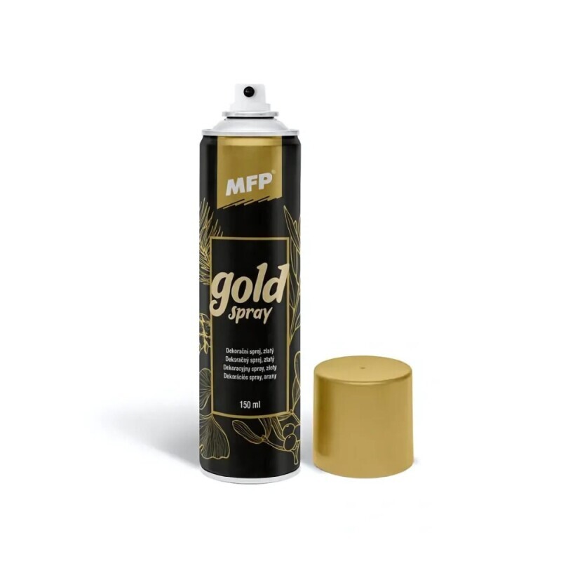 MFP 150ml Spray dekorační zlatý (24/bal)