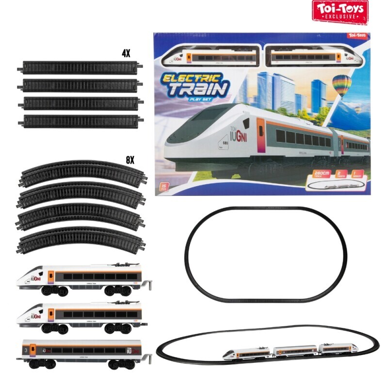 Toi-Toys elektrická vlaková souprava(6ks/krt)