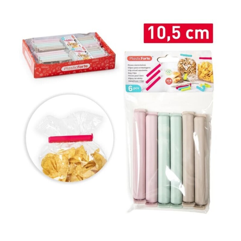P.Forte spony na sáčky 6ks 10,5cm SURT (12/krt)