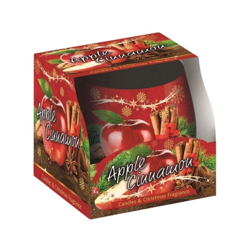 Santo 100g svíčka ve skle Christmas  (12/krt)