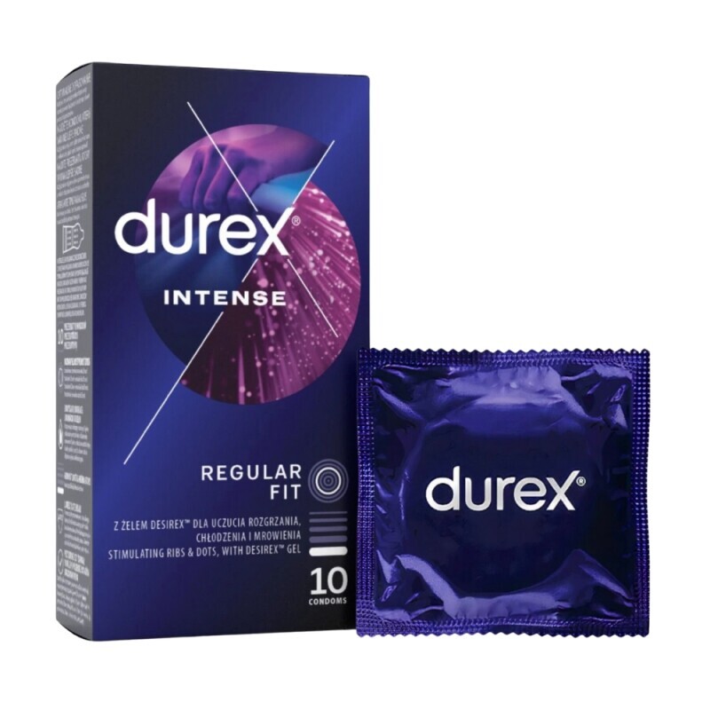 Durex Kondom 10ks Intense (6/bal)