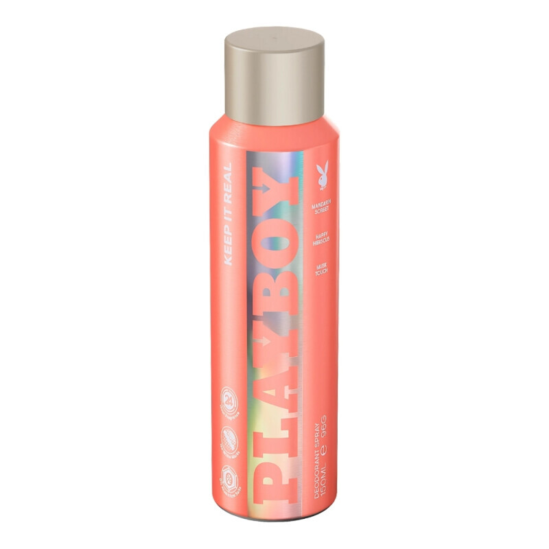 Playboy 150ml Deospray Keep It Real (12/krt)