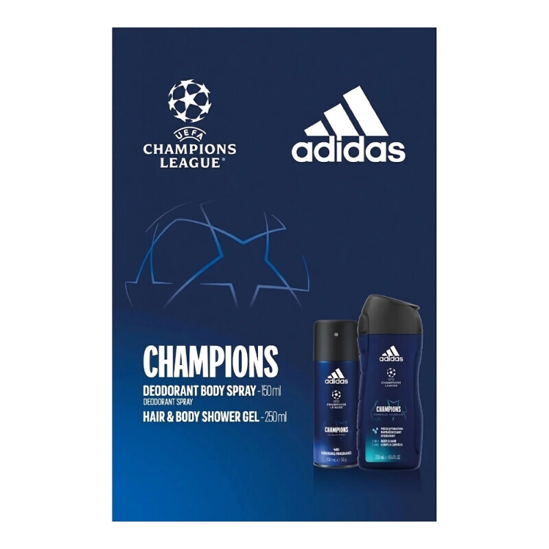 Adidas Dár.sada M 250ml SG+150ml Spray UEFA (6/krt)