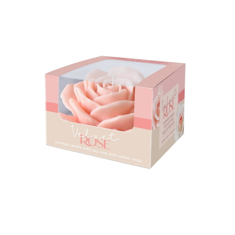 Bartek Svíčka Velvet Rose Box120x70 Pink blush (12/krt)