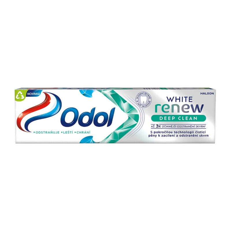 Odol 75ml ZP White Renew Deep Clean s fluoridem (12/krt)
