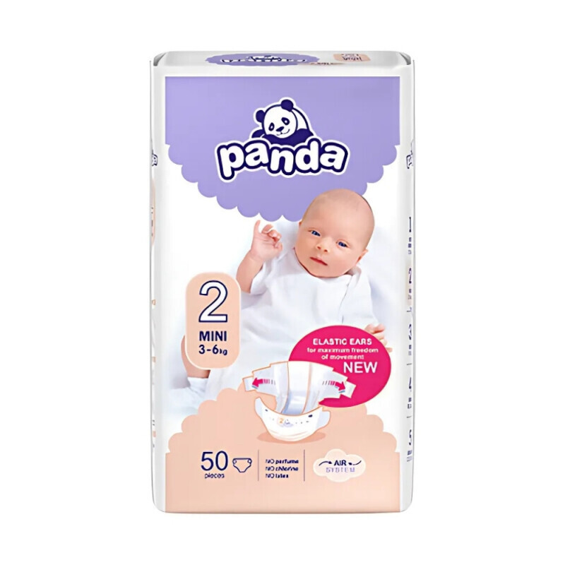 Bella Panda dětské pleny Mini 50ks (6/krt)