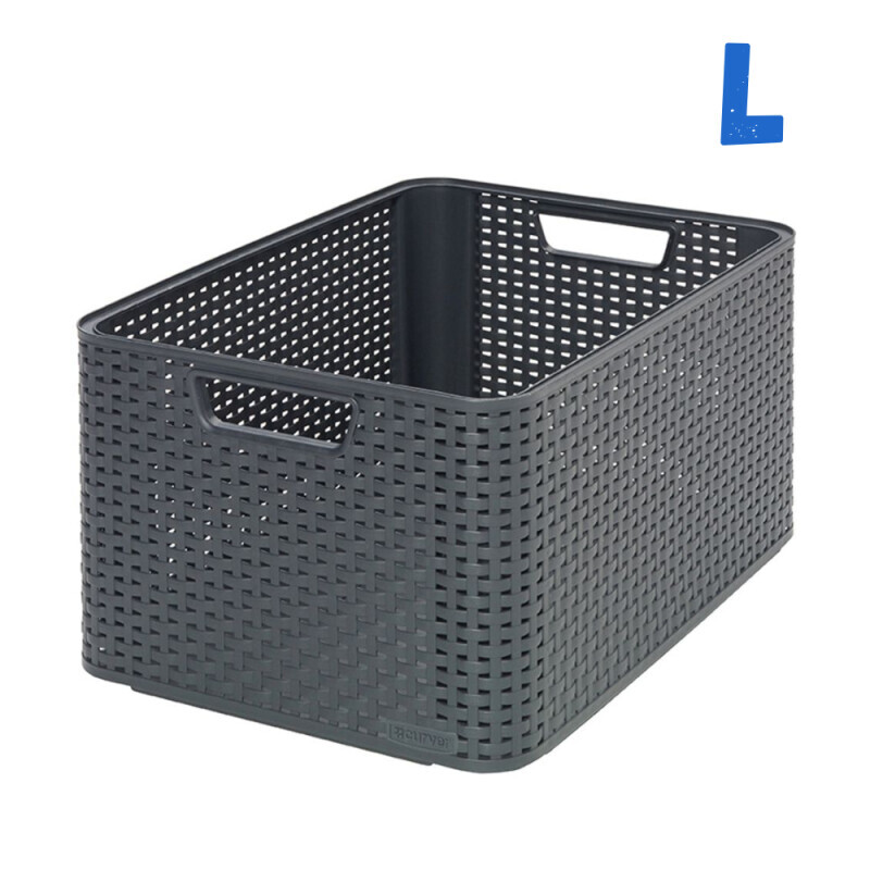 Curver Košík uložný Style L Šedá (3/krt)