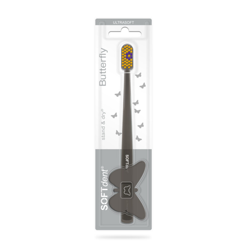 Soft Dent zubní kartáček Butterfly 1ks Ultrasoft (12/krt)