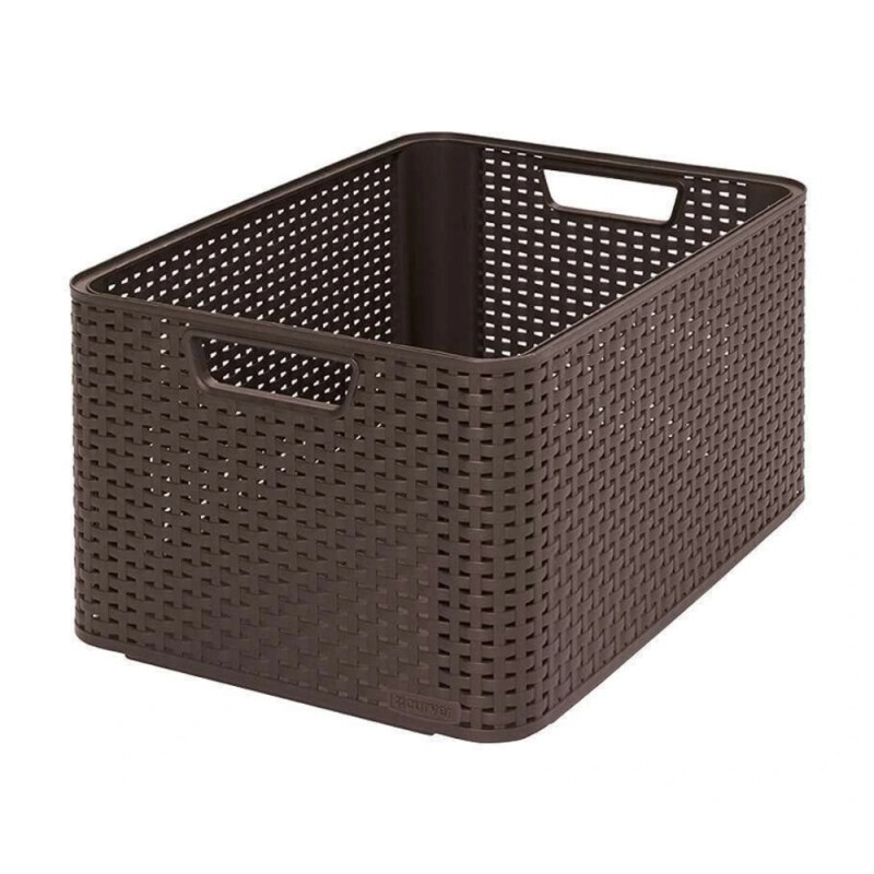 Curver Košík uložný Style L Hnědá (3/krt)