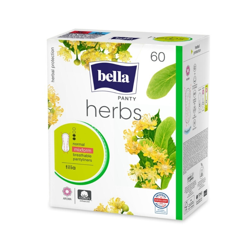 Bella Vložky Panty Herbs Tilia 60ks (8/krt)