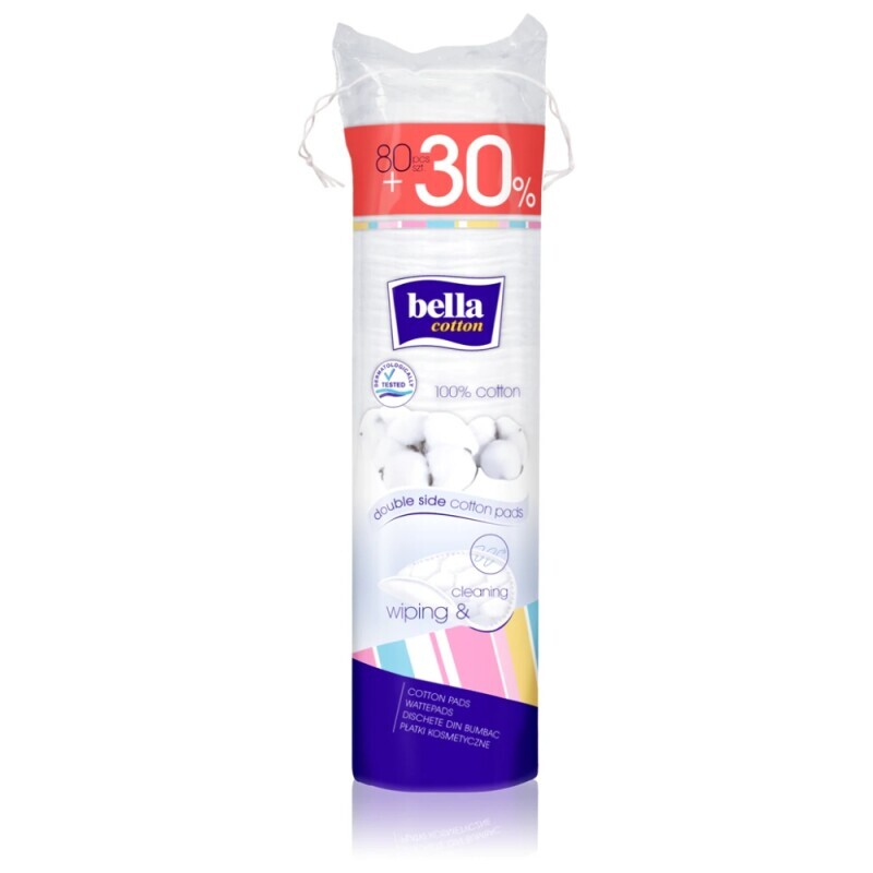 Bella Cotton Classic Kosmetické polštářky 80ks+30% (35/krt)