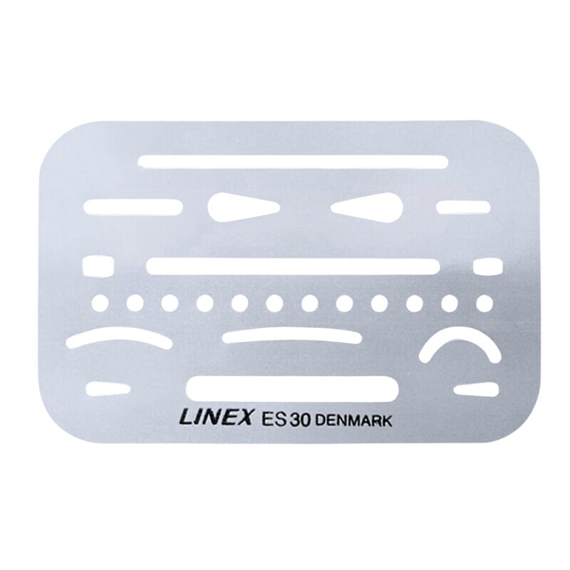 Linex Šablona LINEX ES30 ocelová (25/krt)