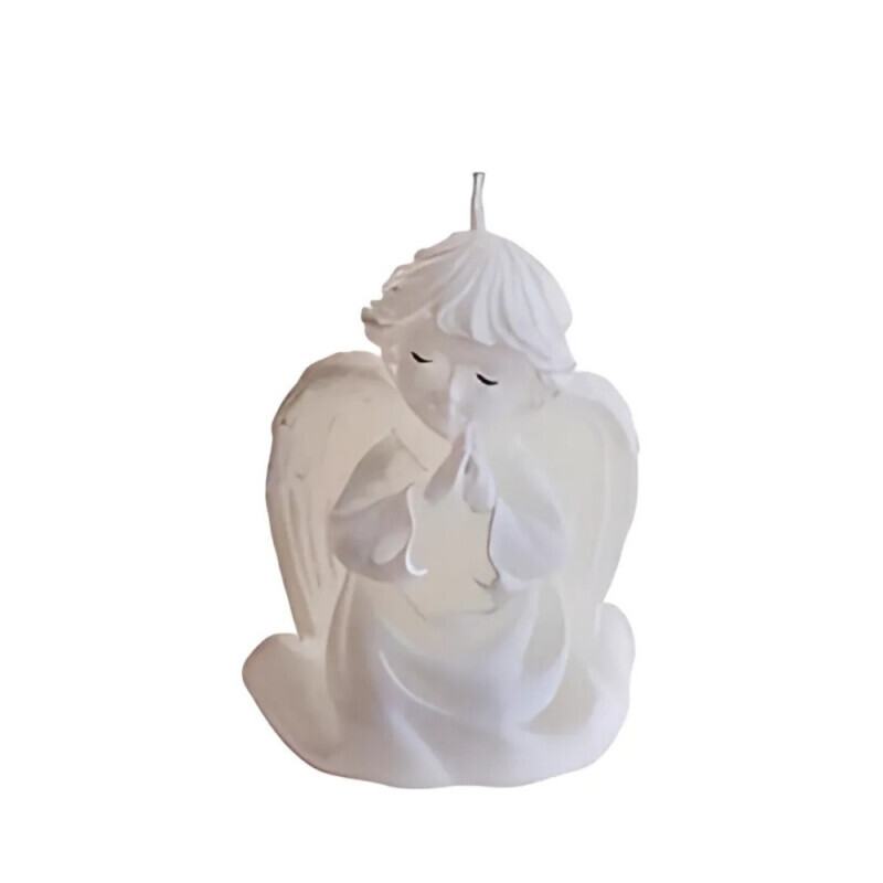 Bartek Svíčka Christmas Angel Rafael 85 White (12/krt)