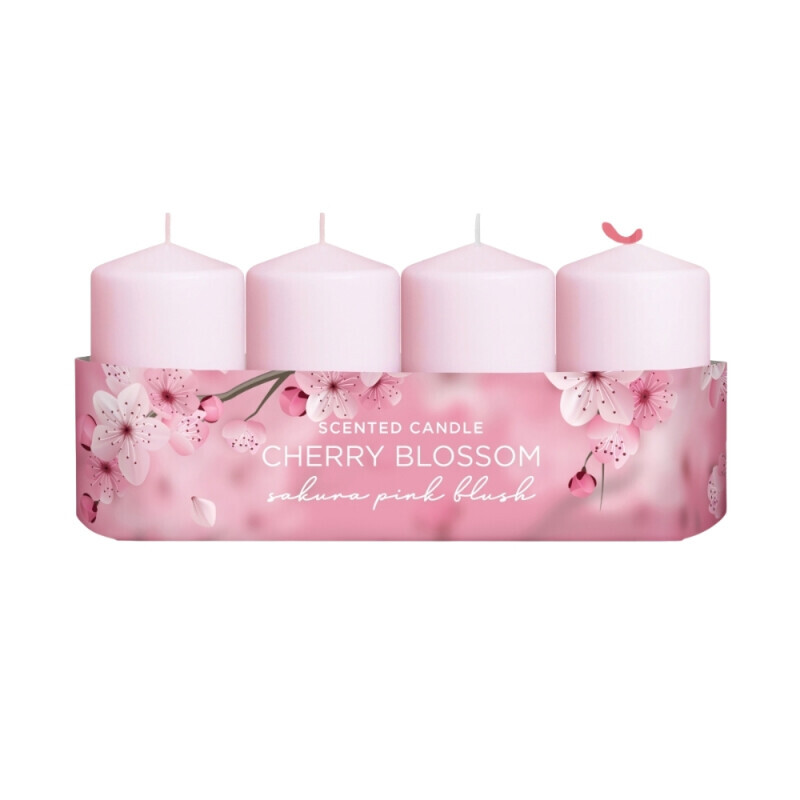 Bartek Svíčka adventní 50x70 4ks Cherry blosom (26/krt)