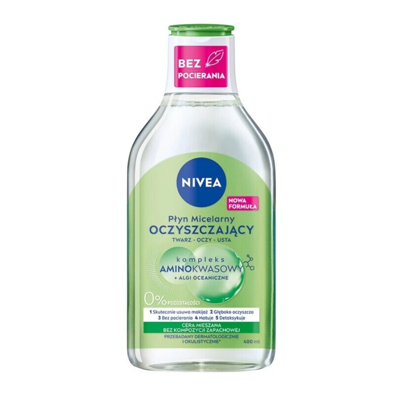 Nivea 400ml Pleť. voda micelární N Combine Skin (10/krt)