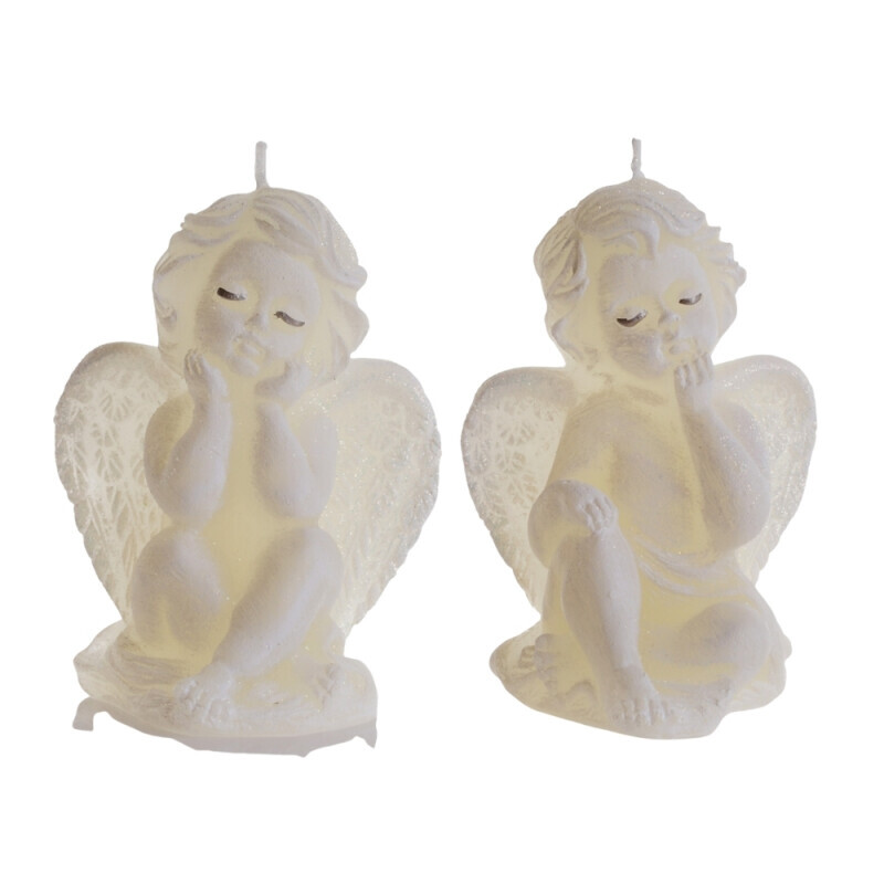 Bartek Svíčka Christmas Angel 90 Ecru (12/bal)