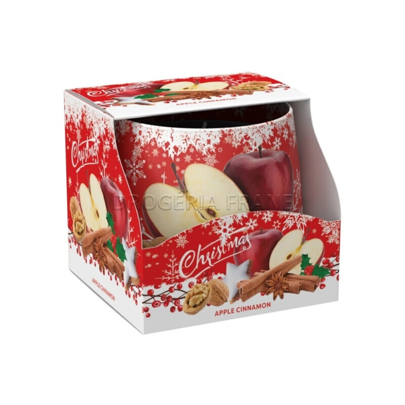 Santo 100g svíčka ve skle Christmas (12/krt)