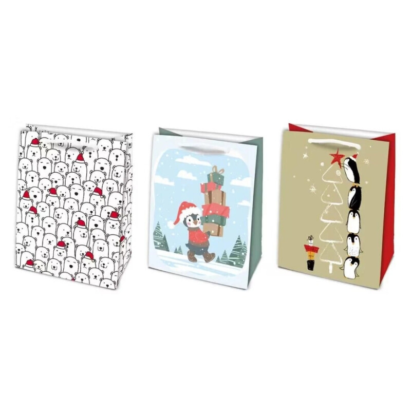 Taška pap.'M' Vánoce DĚTSKÉ 190x230(10/bal 200/krt)