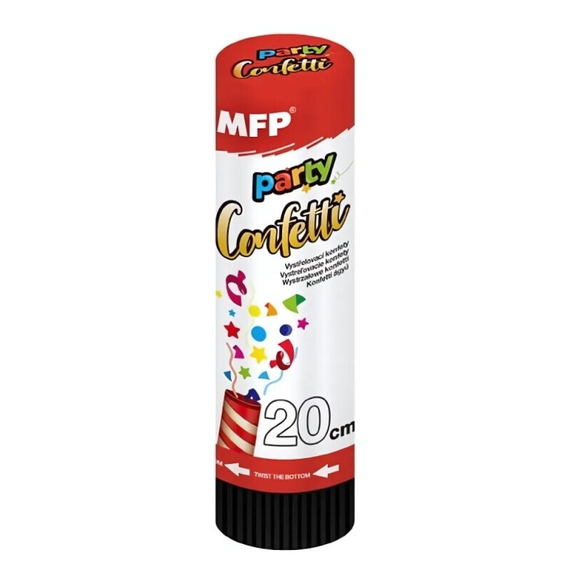 MFP Konfety vystřelovací 20cm metal – pružina (24/krt)