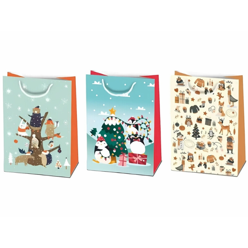 Taška pap.'XL' Vánoce DĚTSKÉ 345x480(10/bal 80/krt)