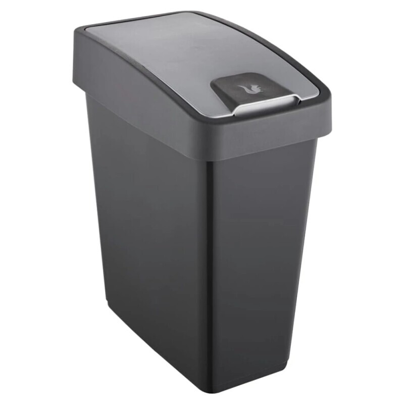 Odpadkový koš+víkem grafit 25L(5/krt)