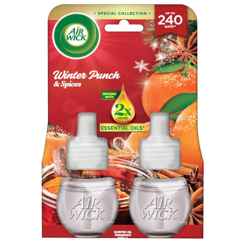 Airwick 2*19ml Electric náplň Orange Cinnamon (5/krt)
