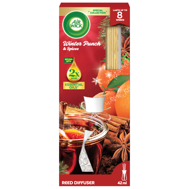 Airwick 25ml Vonné tyčinky Zimní punč (5/krt)