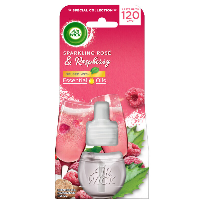 Airwick 19ml Electric náplň Růžový sekt a maliny(6/krt)