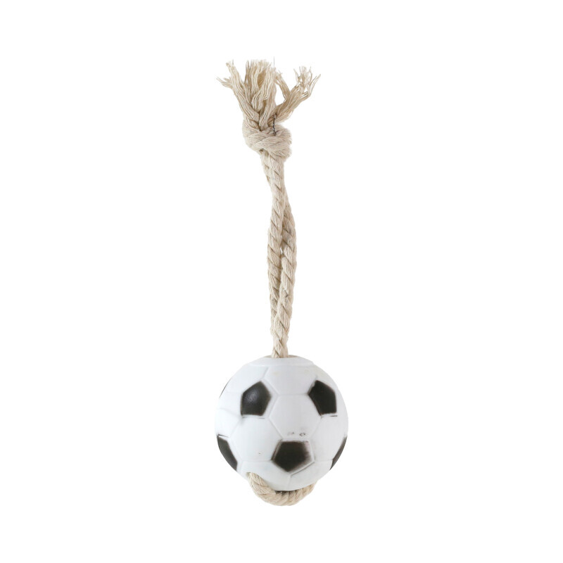 Hračka pro psy s lanem Football (12/bal 240/krt)