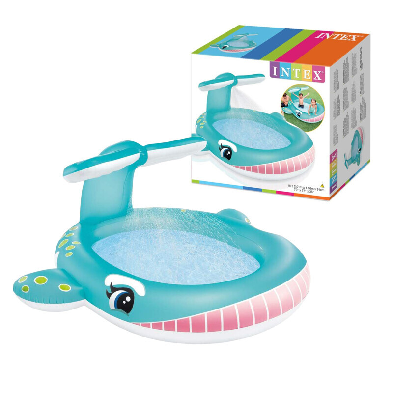 Intex Nafukovací bazén Whale s rozstřikováním (2/krt)