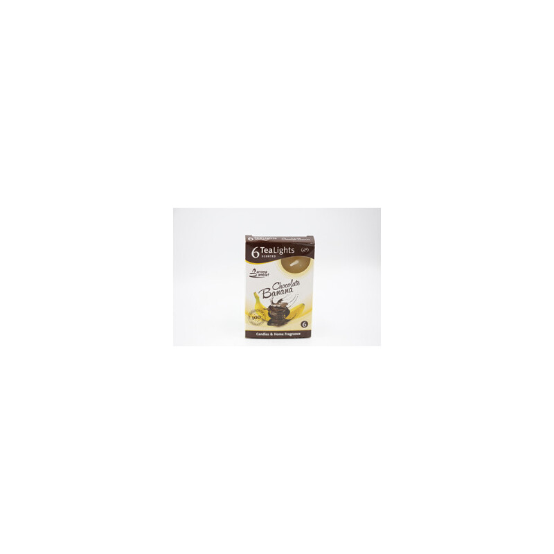Santo Svíčka čajová 6ks Chocolate Banana (15/bal 45/krt)