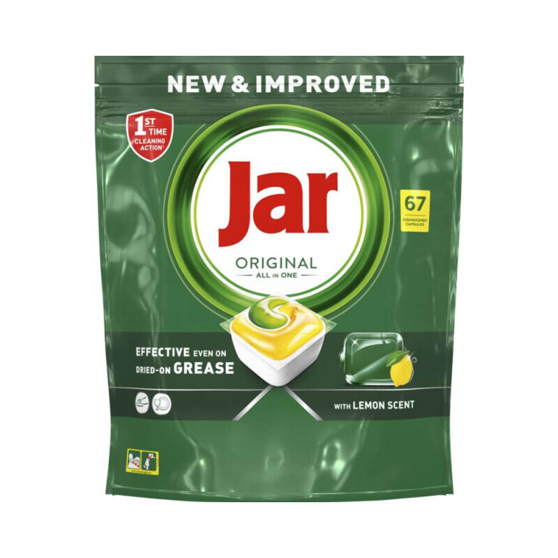 Jar kapsle na nádobí 67ks Yellow (4/krt)