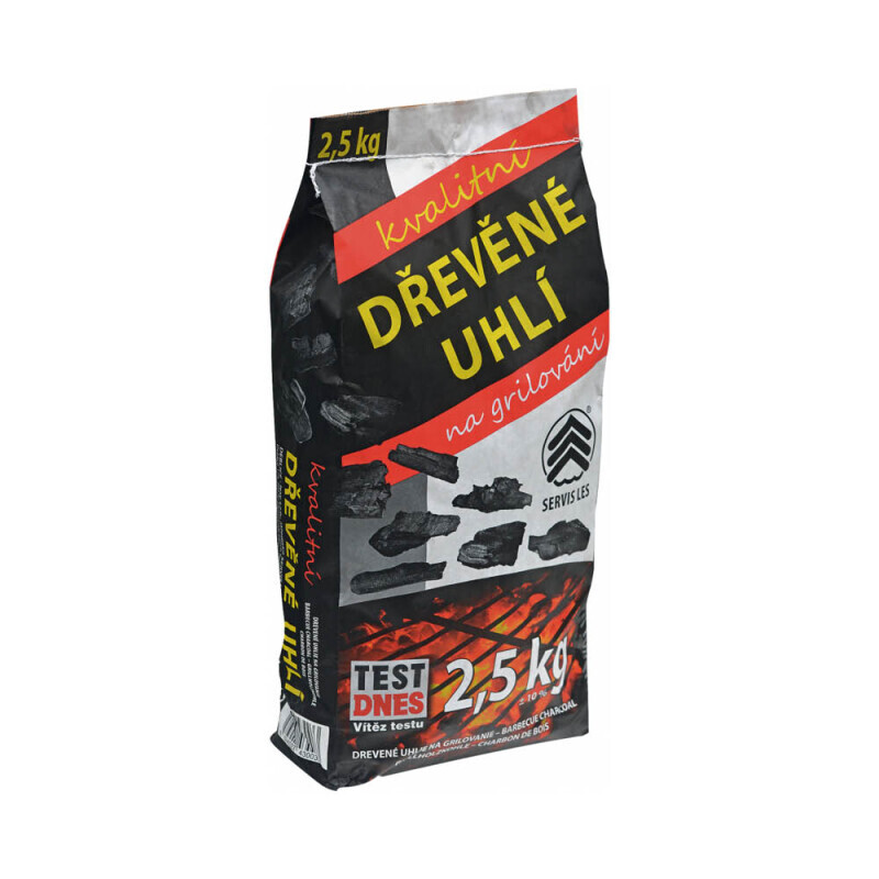 Dřevěné uhlí 2,5kg