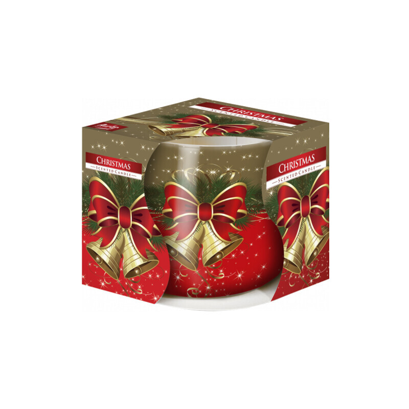Bispol Svíčka ve skle SN71/100g Christmas (6/krt)