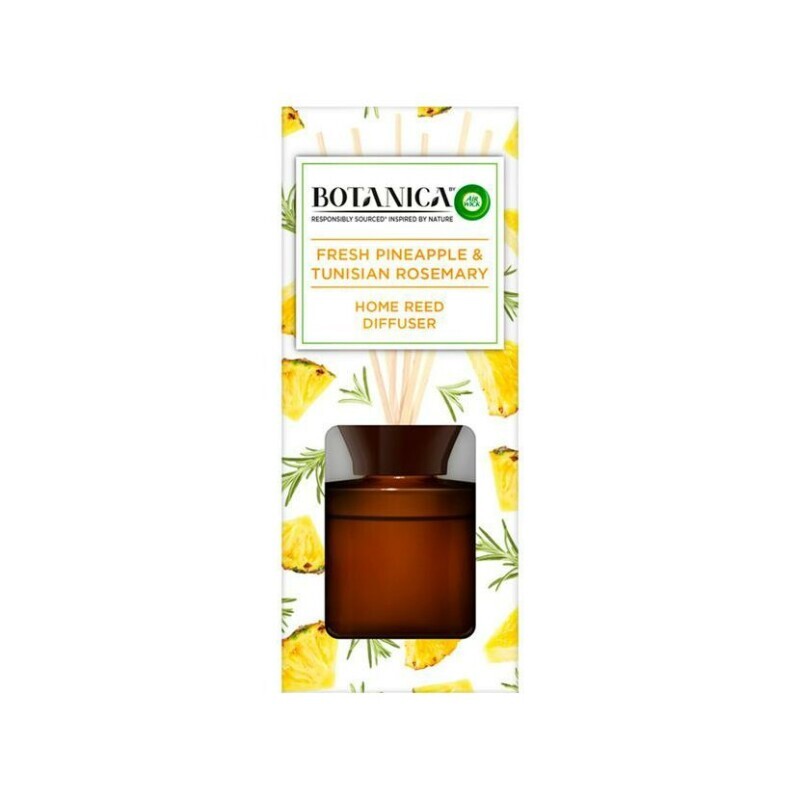 Airwick Botanica 80ml Vonné tyčinky Svěží ananas a tuniský rozmarýn (5/krt)