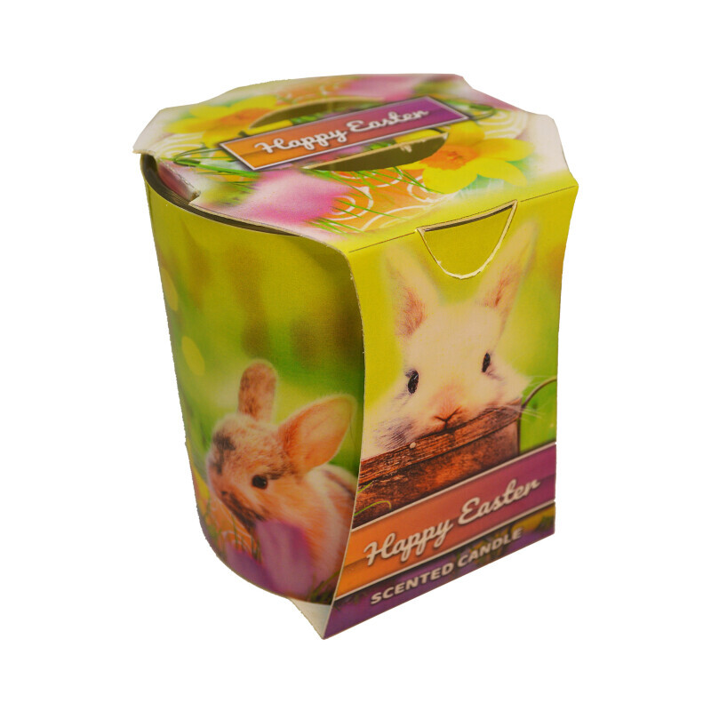 Admit Svíčka ve skle 90g Easter Bunny (6/krt)