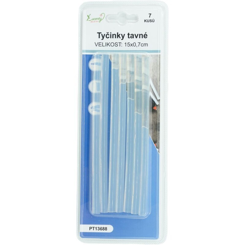 Tyčinky tavné 15*0,7cm/7ks (24/bal 288/krt)