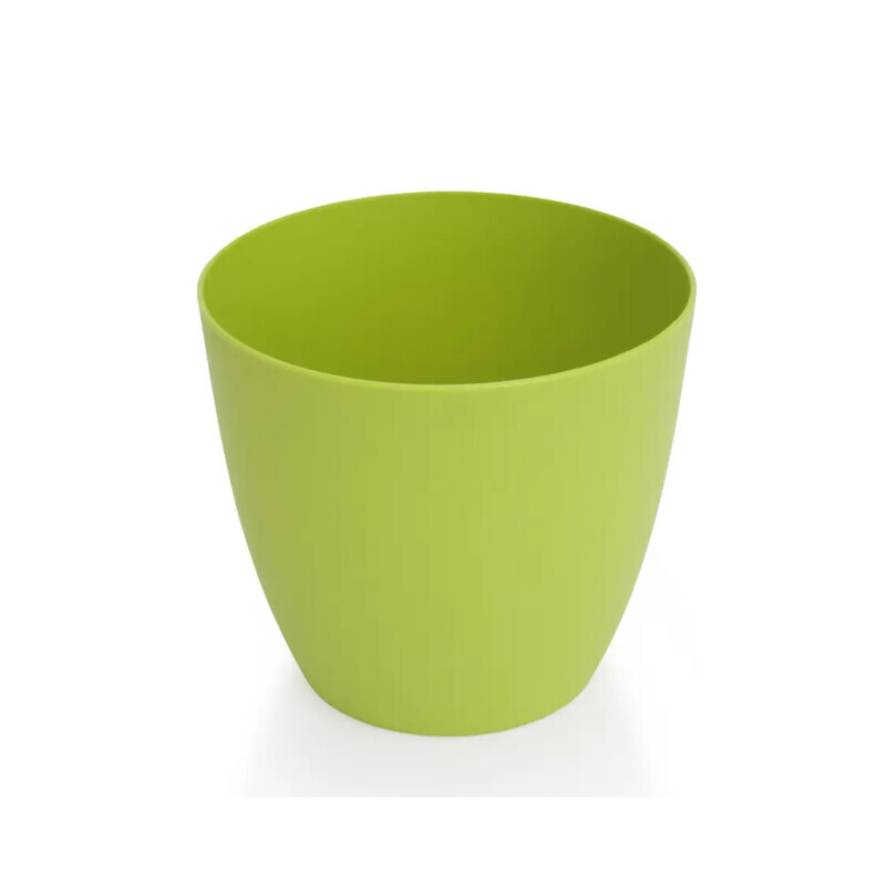 Květináč Ella mat Ø13cm jablečná zelená (15/krt)