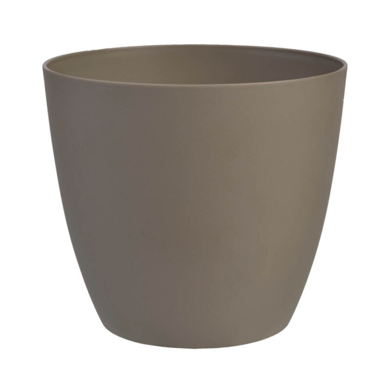 Květináč Ella mat Ø18cm taupe (9/krt)