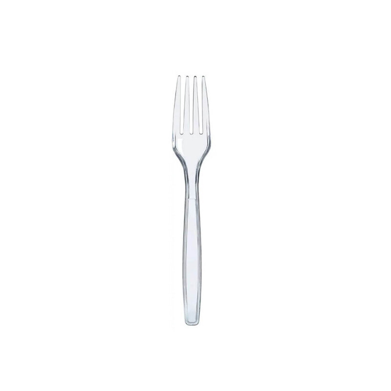 Vidlička plast PP 18cm/50ks Transp. (40/krt)