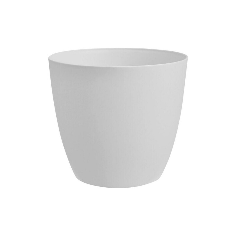 Květináč Ella mat Ø13cm bílá (15/krt)