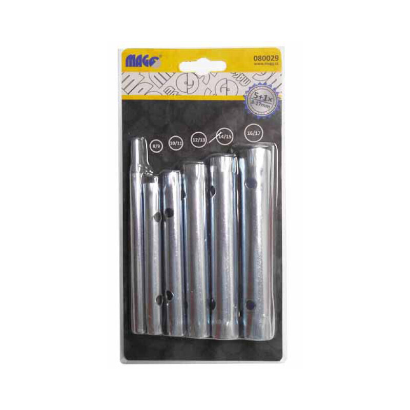 Magg Sada trubkových klíčů 6ks+nástavec (6/bal)