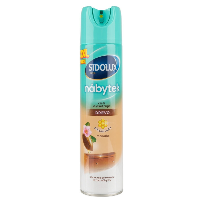 Sidolux 350ml nábytek Sprej na dřevo Mandle (15/krt)