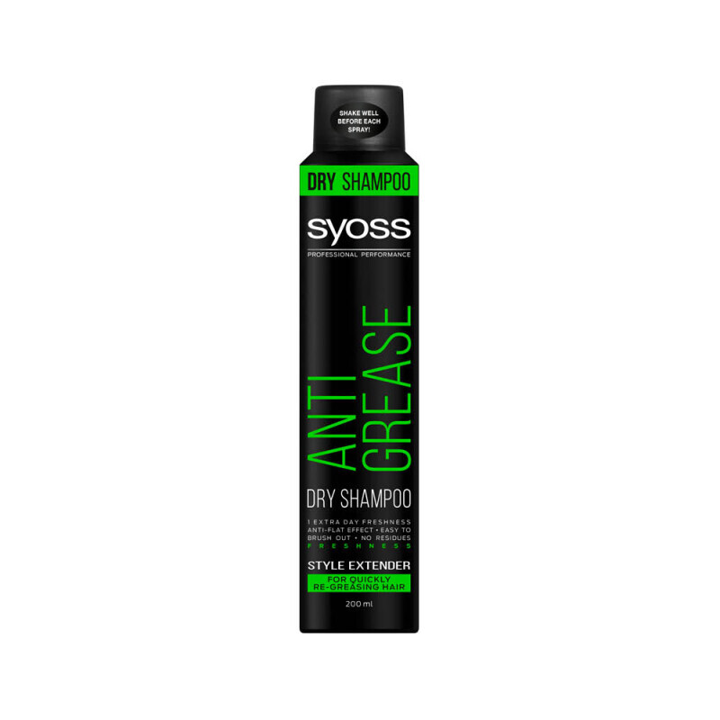 Syoss 200ml suchý šampon Anti Grease (6/krt)