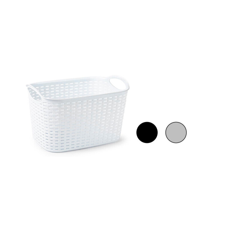 P.Forte Košík plast Rattan s uchem 3,6l (12/bal)