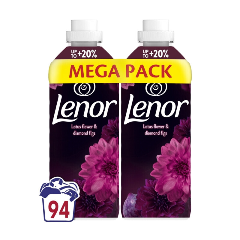 Lenor 2*987ml Aviváž Diamond&Lotus Flower DUOpack (6/krt)
