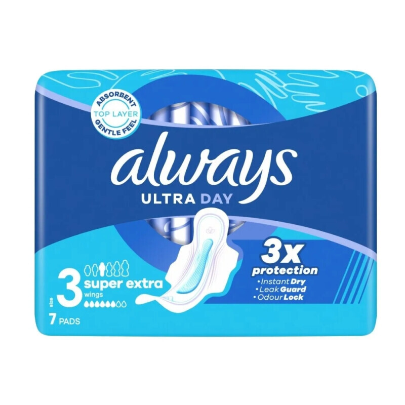 Always Vložky Ultra Day Super Extra 7ks (20/krt)