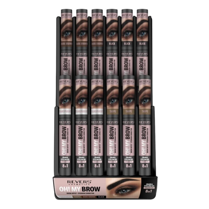 Revers Eyebrow Corrector Oh My Brow 7ml 8in1 MIX (12/bal 168/krt)