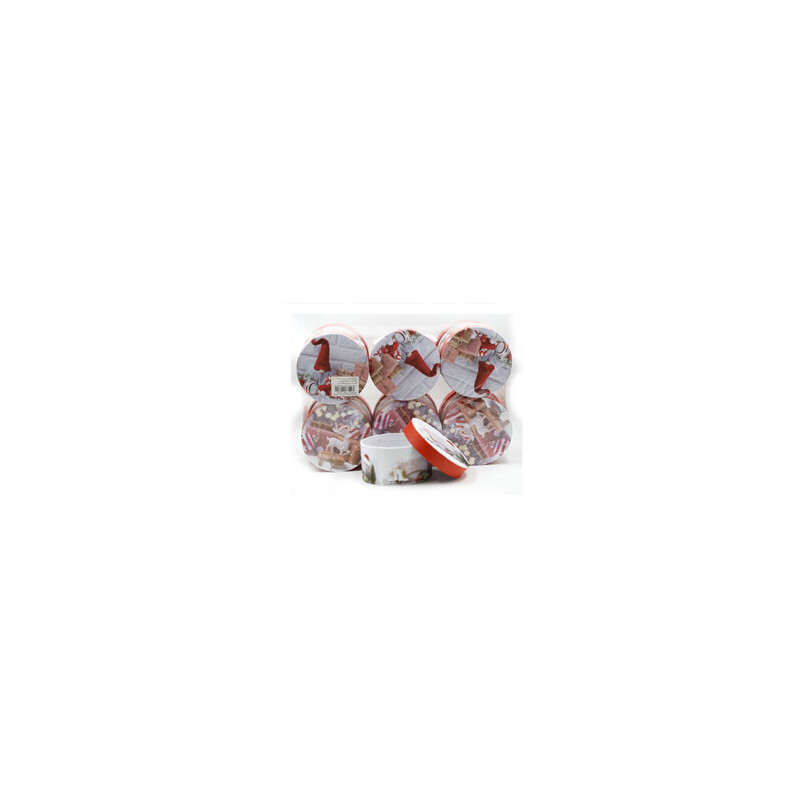 Vánoční dárková krabice 10,8cm (12/bal 216/krt)